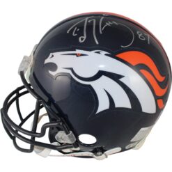 Ed McCaffrey Autographed Denver Broncos Authentic VSR4 Helmet Beckett 53740