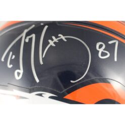 Ed McCaffrey Autographed Denver Broncos Authentic VSR4 Helmet Beckett 53740