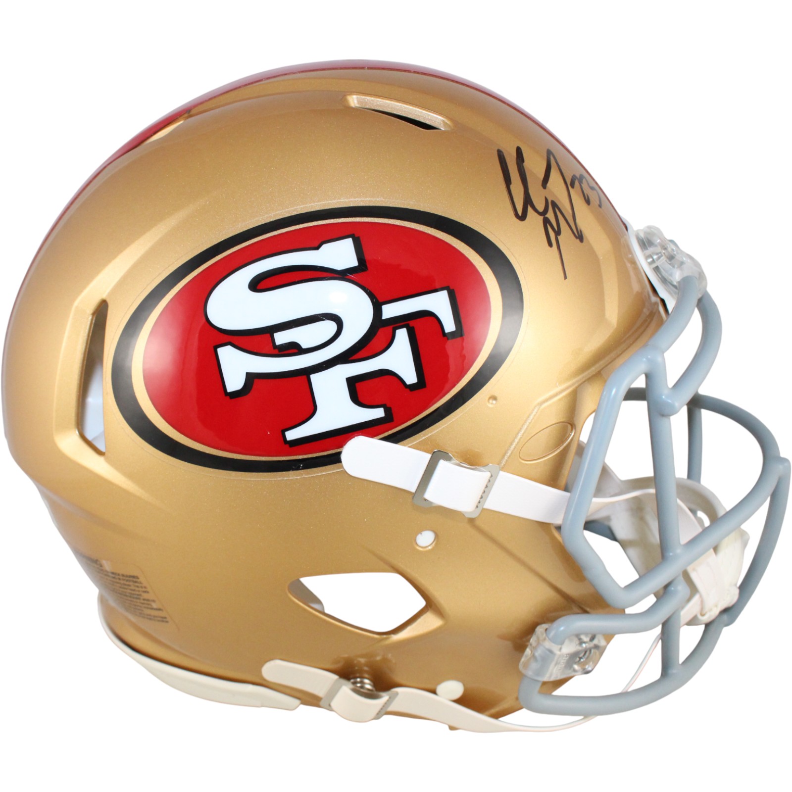Christian McCaffrey Autographed San Francisco 49ers Pro Helmet Fanatics 53081