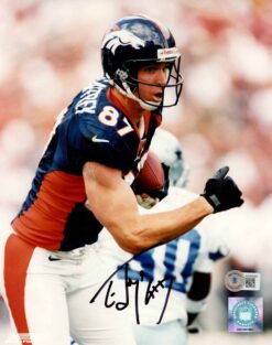 Ed McCaffrey Autographed Denver Broncos 8x10 Photo Beckett 51105