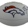 Ed McCaffrey Autographed/Signed  Denver Broncos White Logo Football 24654