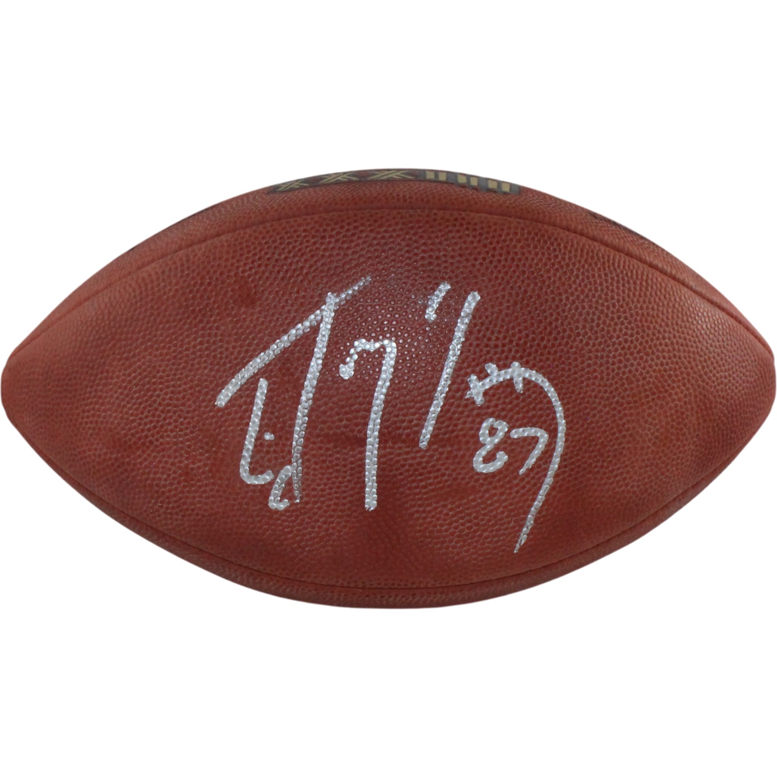 Ed McCaffrey Signed Denver Broncos SB XXXIII Wilson Football Deflated BAS 54981
