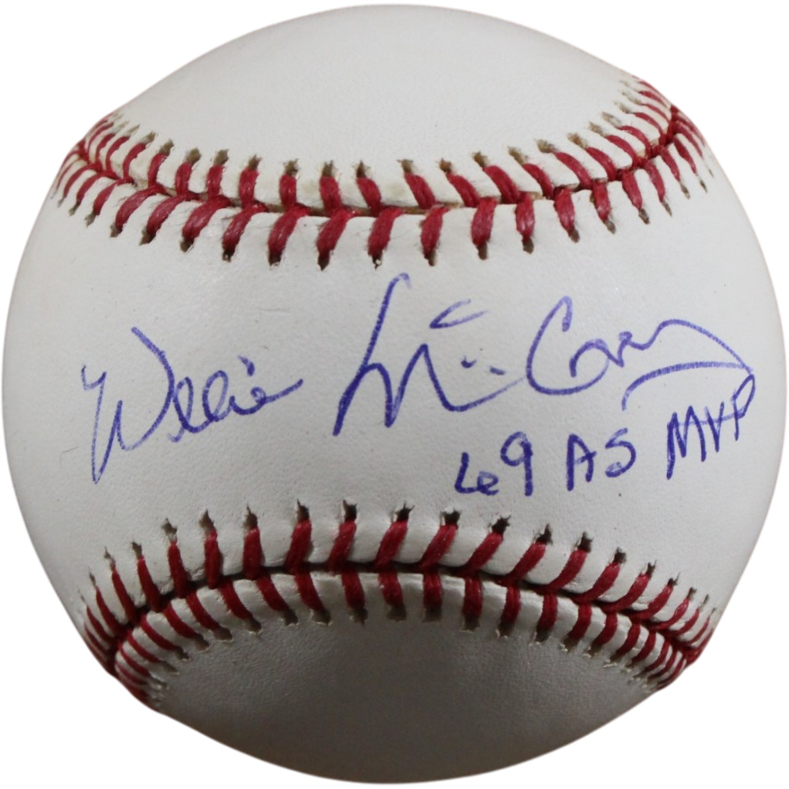 Willie McCovey Signed San Francisco Giants NL Baseball 69 AS MVP Beckett 56507