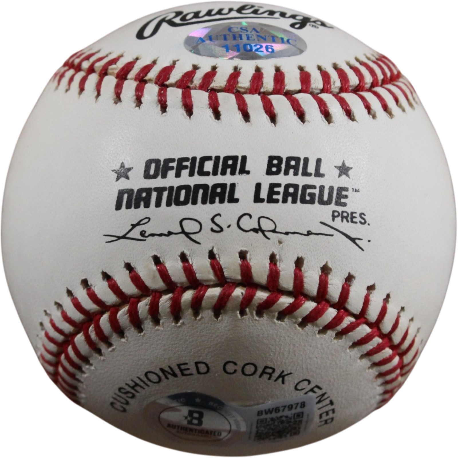 Willie McCovey Signed San Francisco Giants NL Baseball 69 AS MVP Beckett 56507 3 Willie McCovey Signed San Francisco Giants NL Baseball 69 AS MVP Beckett 56507