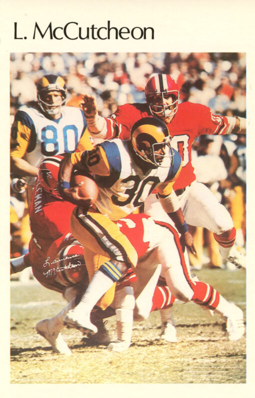 Lawrence McCutcheon Los Angeles Rams Mini Poster 3/50 Marketcom 46231