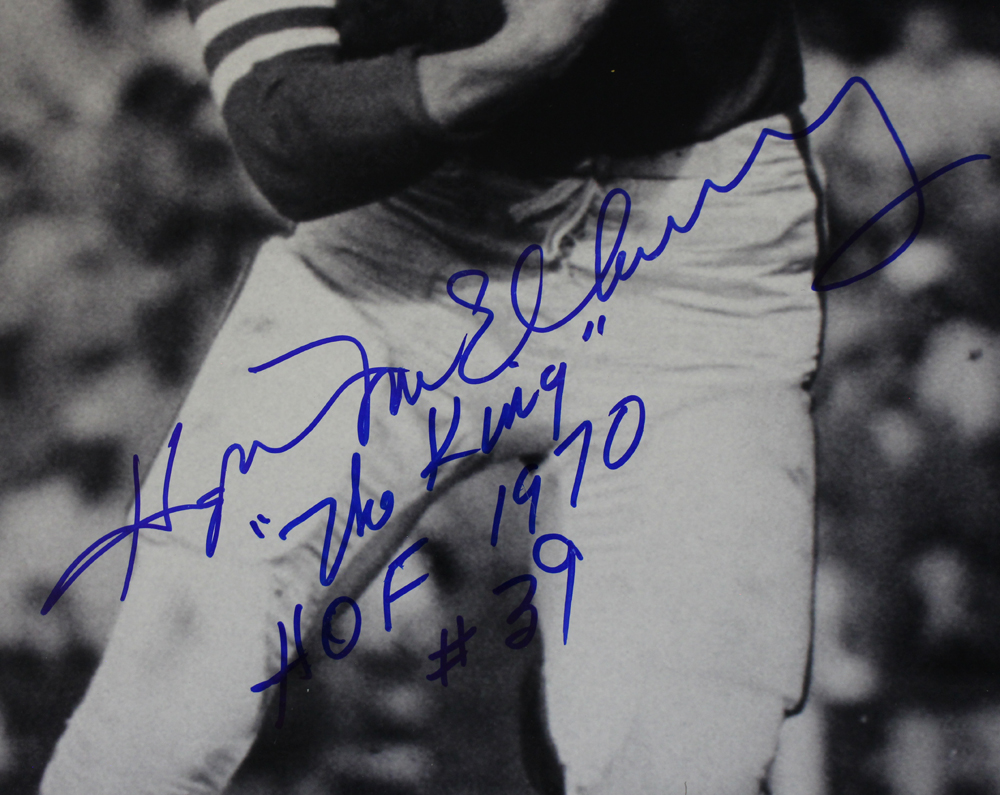 Hugh McElhenny Signed San Francisco 49ers Dry Mounted 16x20 Photo BAS