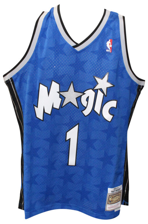 Tracy McGrady Autographed Orlando Magic TB '00-'01 Blue  L Jersey Beckett