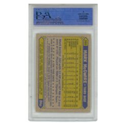 Mark McGwire Oakland Athletics 1987 Topps #366 PSA 6 Slabbed Trading Card 56584
