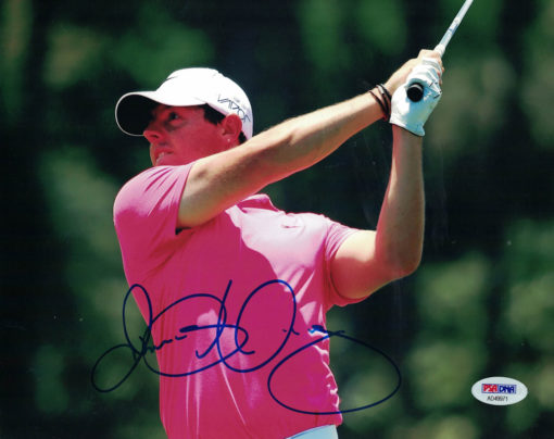 Rory Mcilroy Autographed/Signed PGA Tour Golf 8x10 Photo PSA 30272