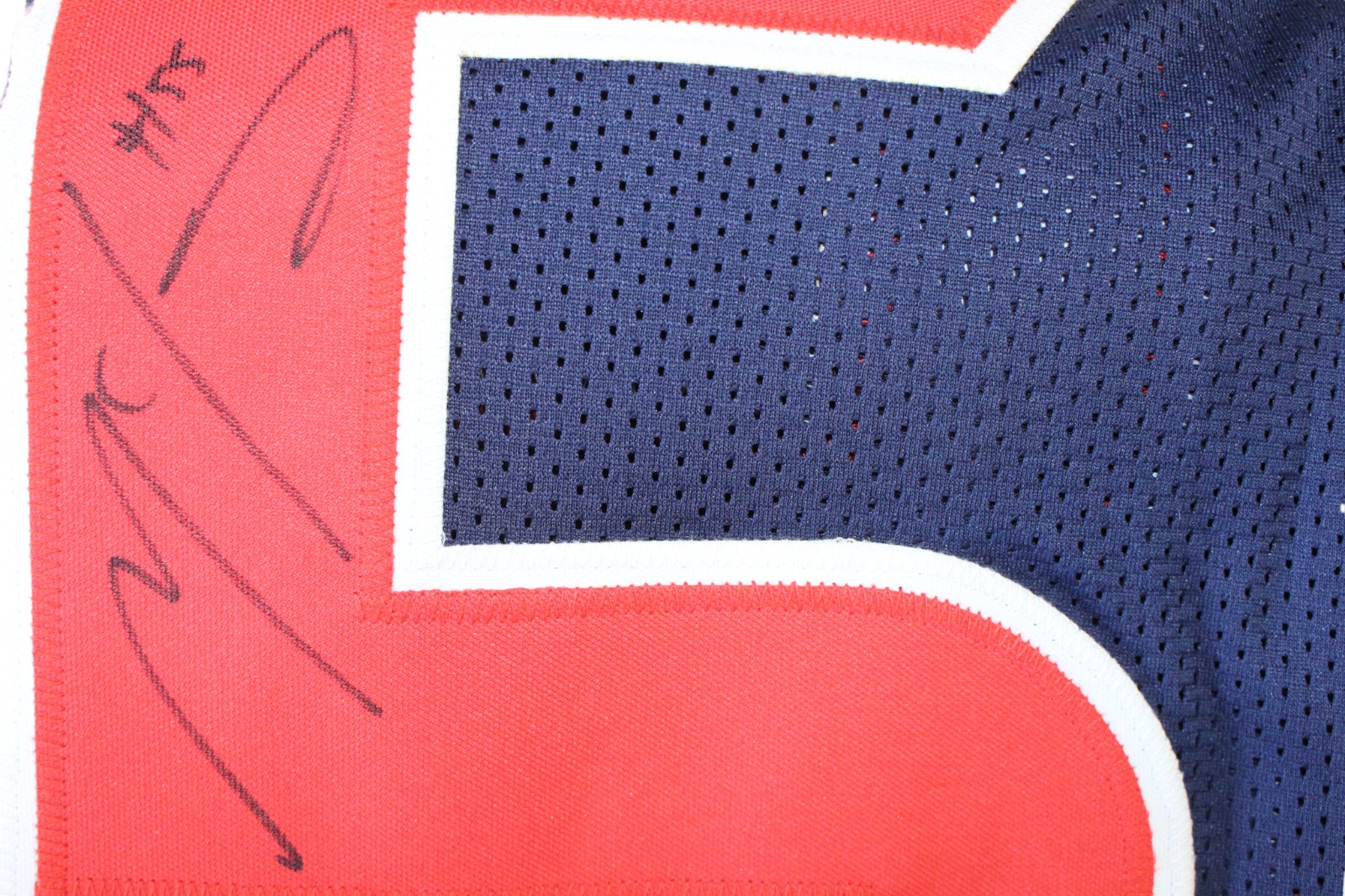 Benardrick McKinney Autographed/Signed Pro Style Size XL Blue Jersey TRI 59378