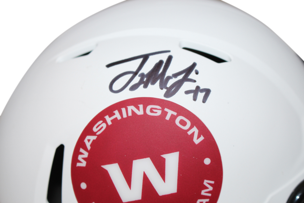 Terry McLaurin Signed Washington Football Team Lunar Mini Helmet BAS