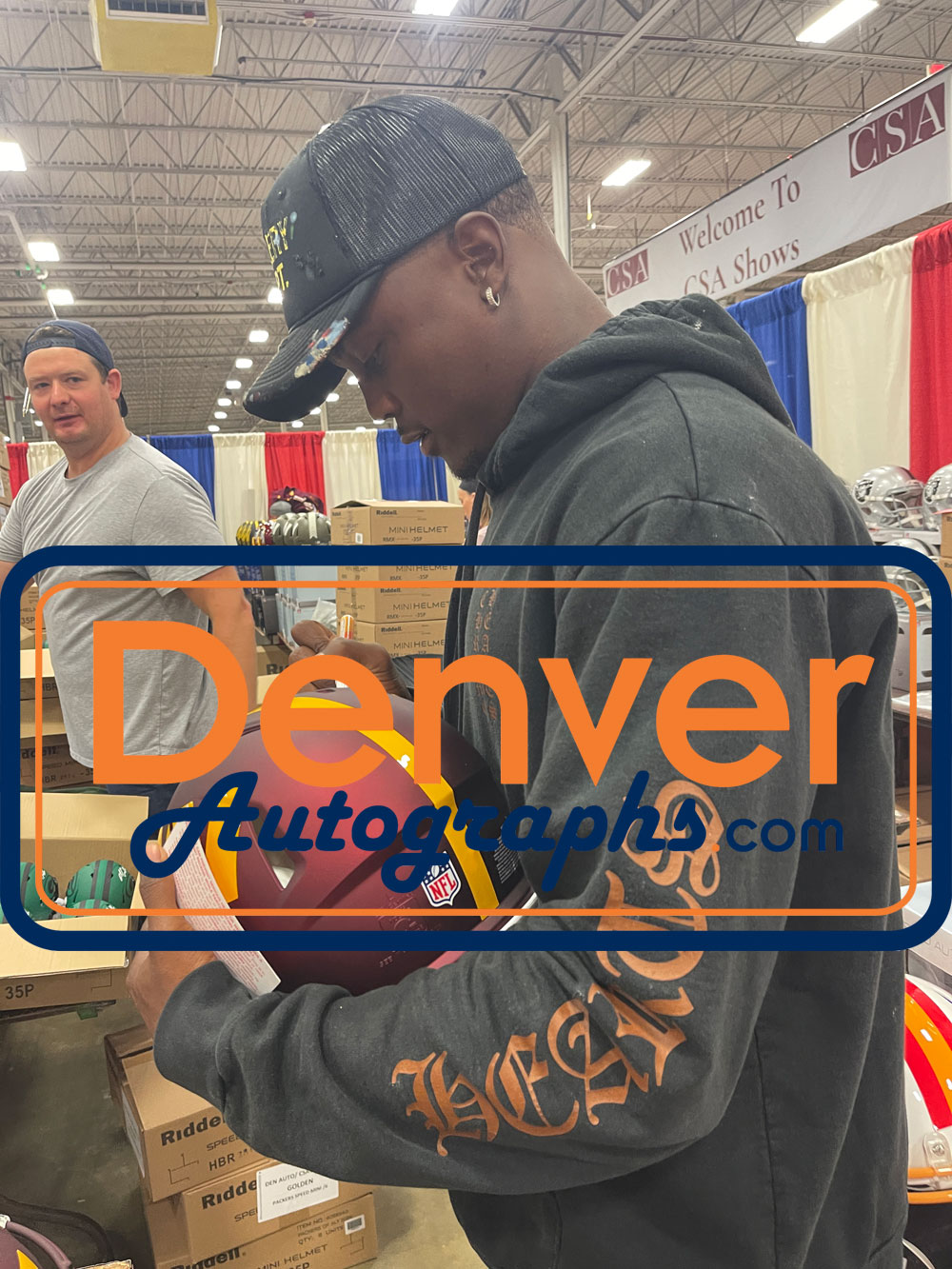 Terry McLaurin Autographed Washington Commanders Authentic Helmet Beckett 51874 6 Terry McLaurin Autographed Washington Commanders Authentic Helmet Beckett 51874