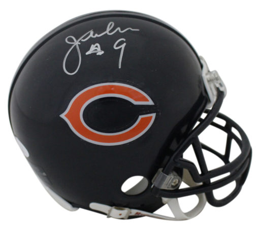 Jim McMahon Autographed/Signed Chicago Bears Mini Helmet JSA 12368