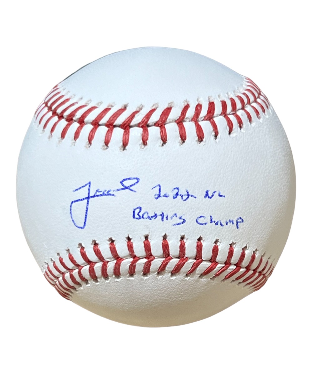 Jeff McNeil Autographed MLB Baseball New York Mets 22 NL Batting Champ