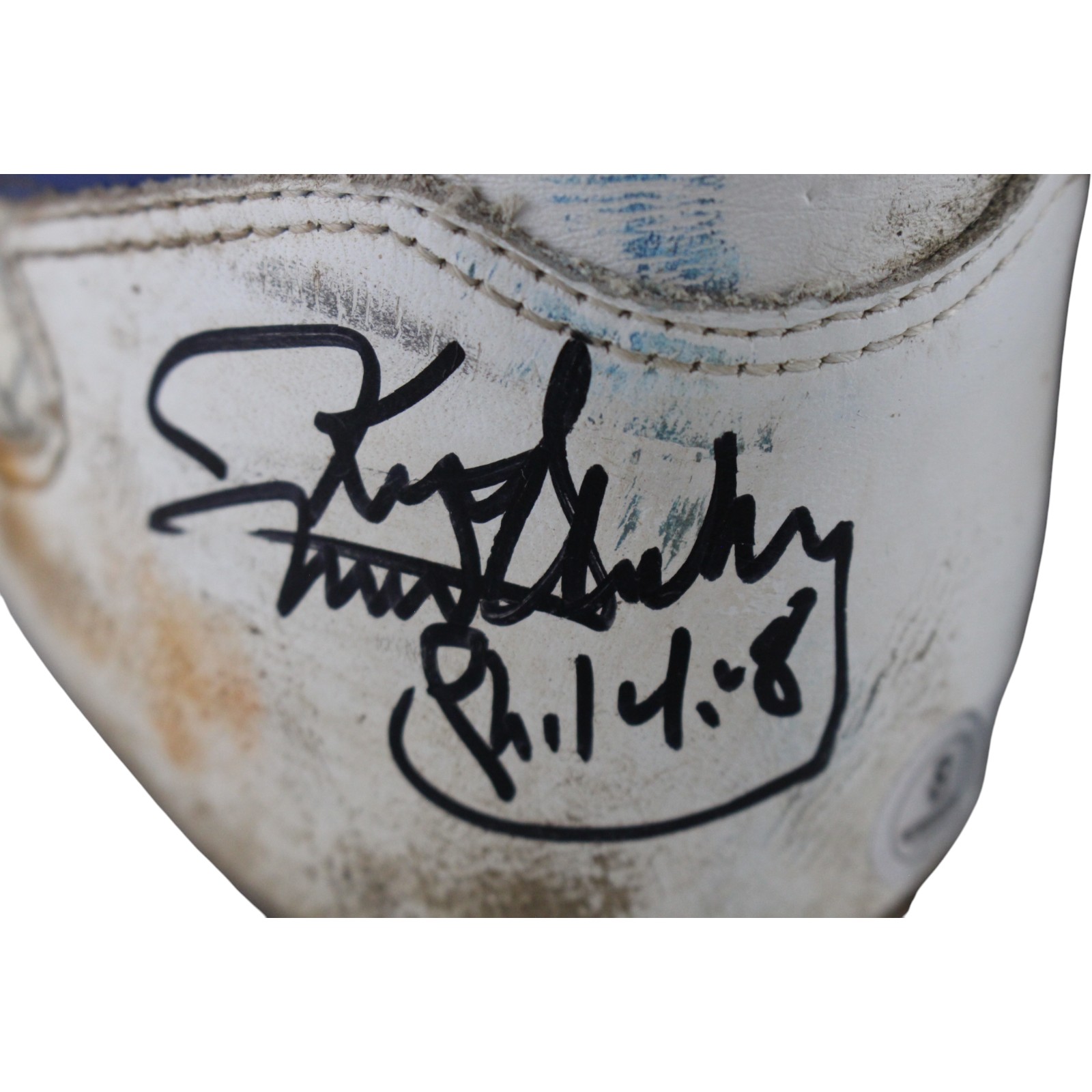 Karl Mecklenburg Signed Denver Broncos Game Worn Nike Cleats 12 Beckett 52859 2 Karl Mecklenburg Signed Denver Broncos Game Worn Nike Cleats 12 Beckett 52859