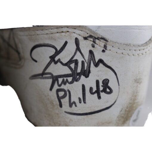 Karl Mecklenburg Signed Denver Broncos Game Worn Nike Cleats 12 Beckett 52859