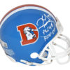 Karl Mecklenburg Autographed Denver Broncos D Logo Mini Helmet ROF BAS 31930