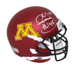 Karl Mecklenburg Autographed Minnesota Golden Gophers Mini Helmet BAS 31932