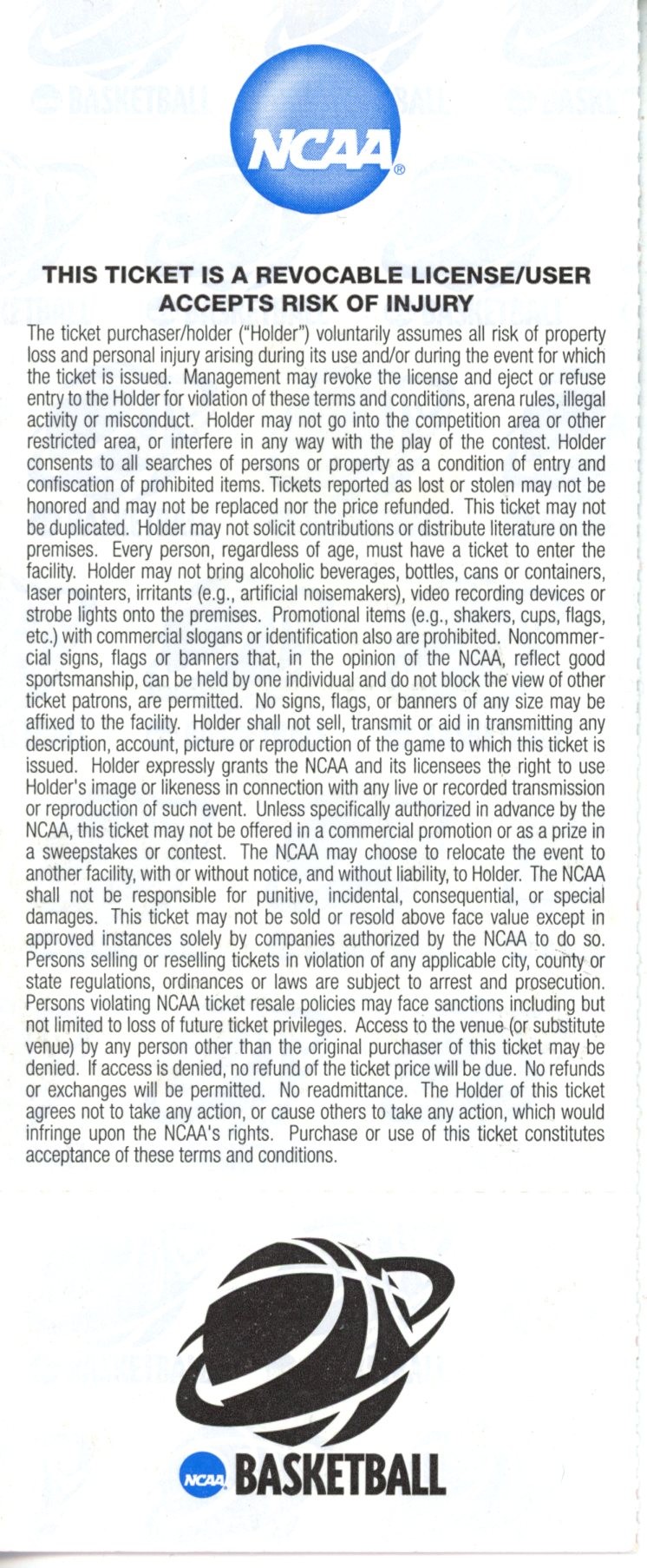 2009 Second Round March Madness Memphis Tigers vs Maryland Ticket 55561 2 2009 Second Round March Madness Memphis Tigers vs Maryland Ticket 55561