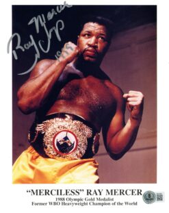 Ray Mercer Autographed/Signed Boxing 8x10 Photo Beckett 57419