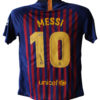 Lionel Messi Autographed/Signed FC Barcelona Home Blue XL Jersey BAS 24194