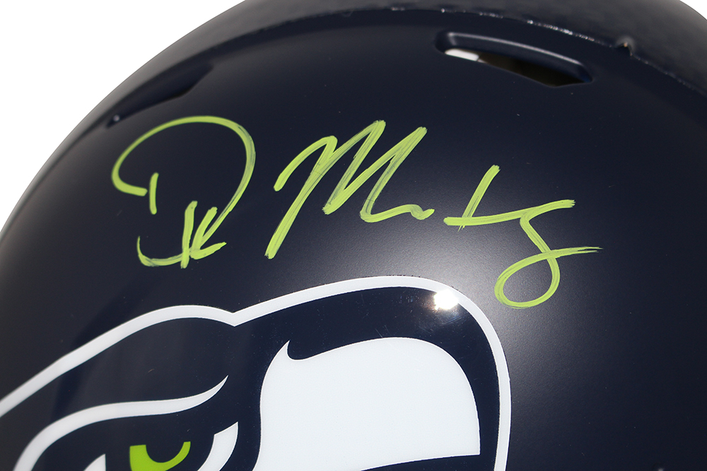 DK Metcalf Autographed Seattle Seahawks Authentic Speed Helmet BAS 29544