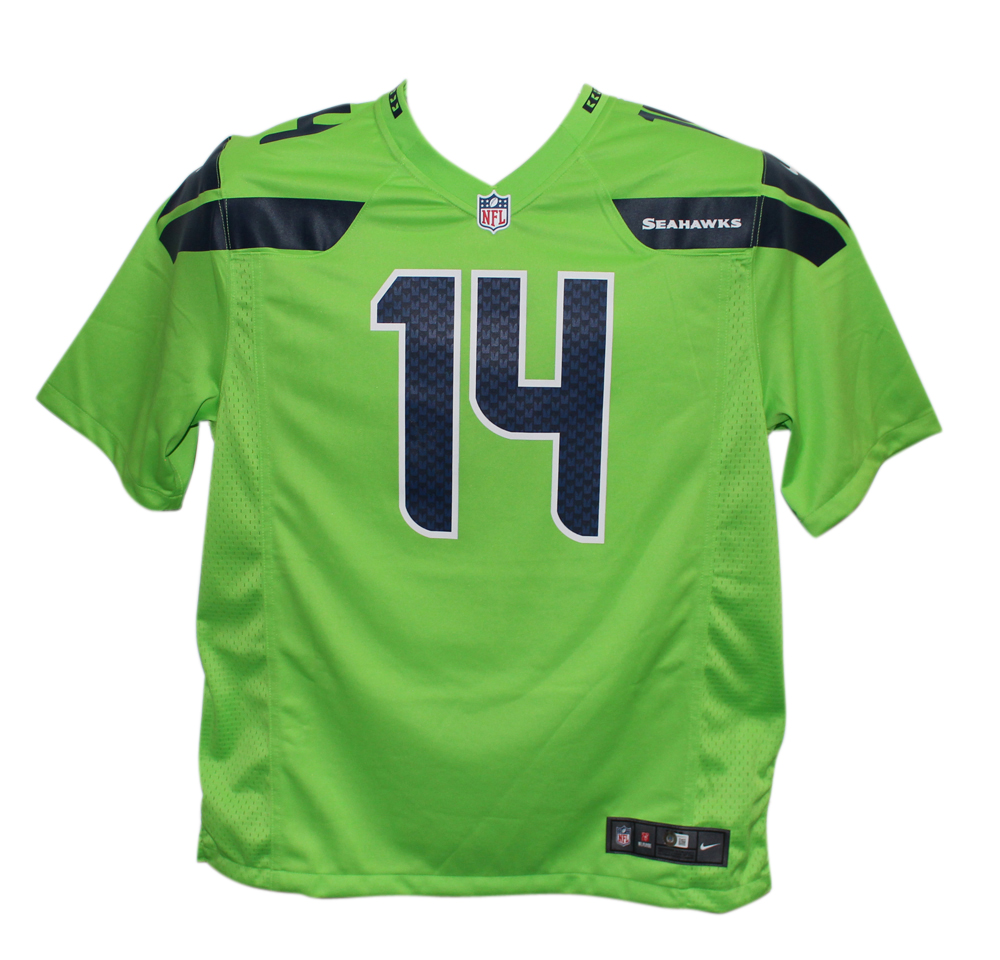 DK Metcalf Autographed Seattle Seahawks Nike Green XL Jersey Beckett