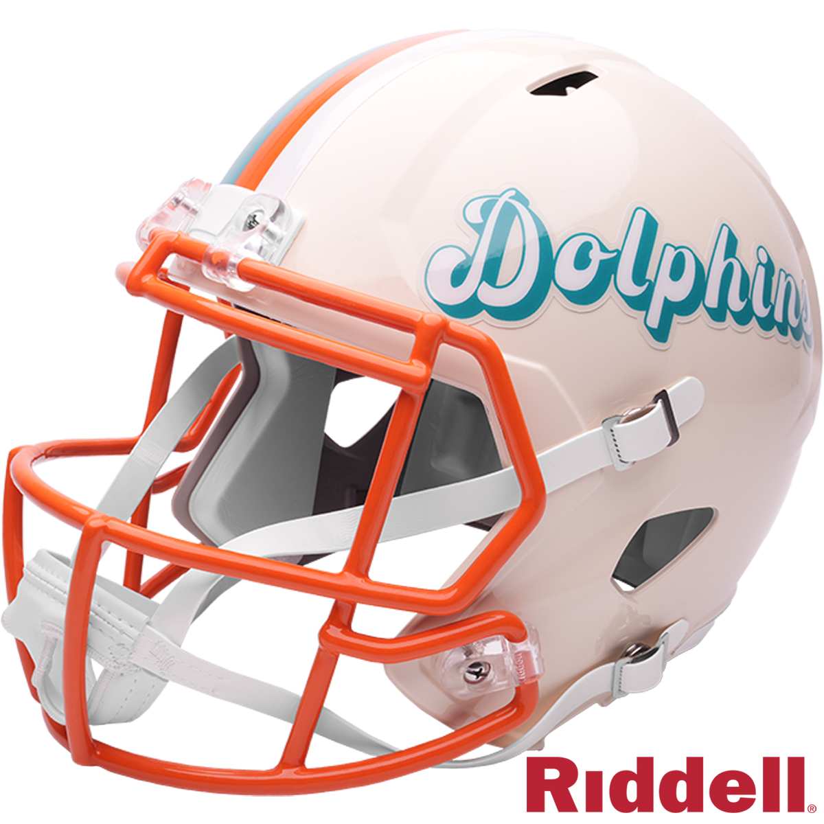 Miami Dolphins Retro Riddell Full Size Replica Helmet New In Box 55591 4 Miami Dolphins Retro Riddell Full Size Replica Helmet New In Box 55591
