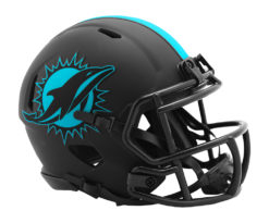 Miami Dolphins Eclipse Speed Mini Helmet Riddell New In Box