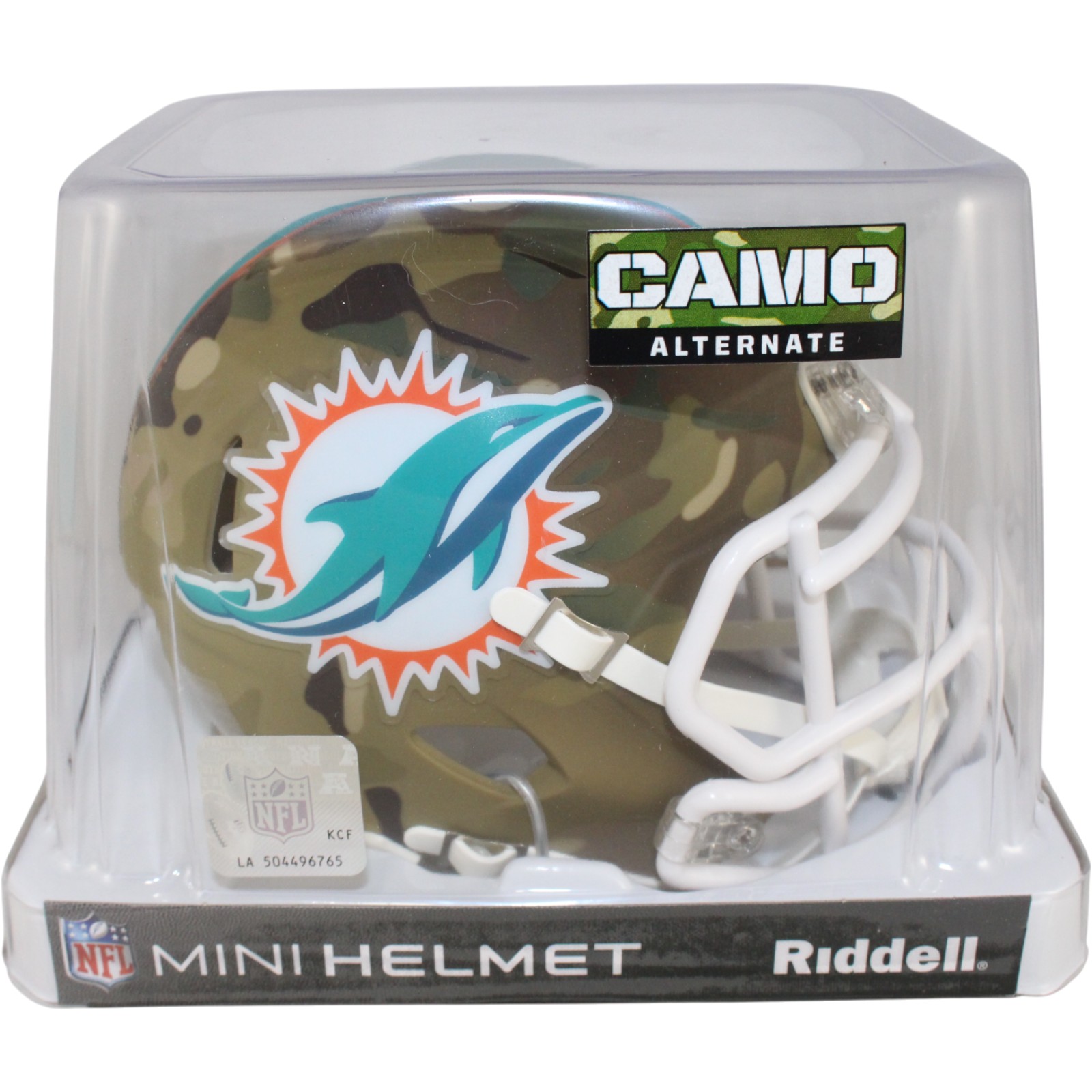 Miami Dolphins Riddell New In Box Rare Limited Edition Camo Mini Helmet 31291 2 Miami Dolphins Riddell New In Box Rare Limited Edition Camo Mini Helmet 31291
