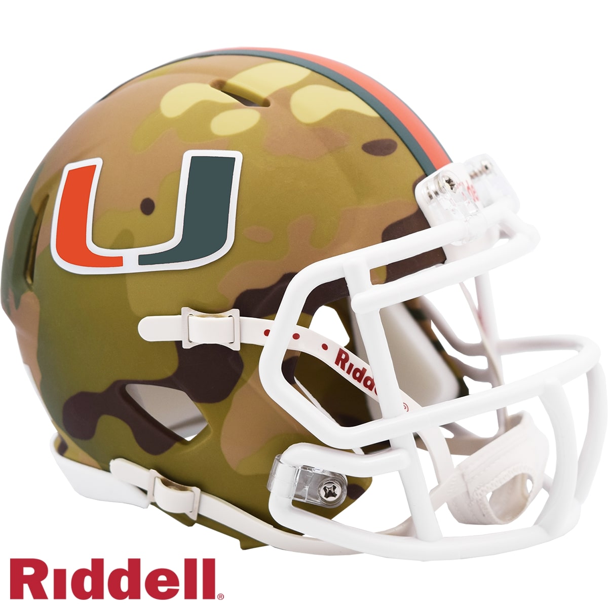 Miami Hurricanes Riddell New In Box Rare Limited Edition Camo Mini Helmet 29619 1 Miami Hurricanes Riddell New In Box Rare Limited Edition Camo Mini Helmet 29619