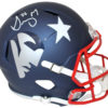 Sony Michel Autographed New England Patriots AMP Replica Helmet BAS 25948