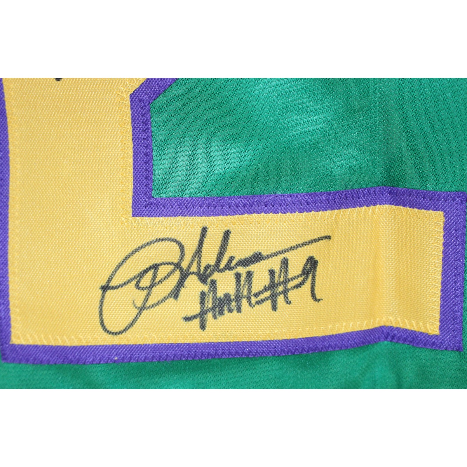 The Mighty Ducks Movie Autographed Green Jersey sz XL 8 Sigs Beckett 52785 5 The Mighty Ducks Movie Autographed Green Jersey sz XL 8 Sigs Beckett 52785