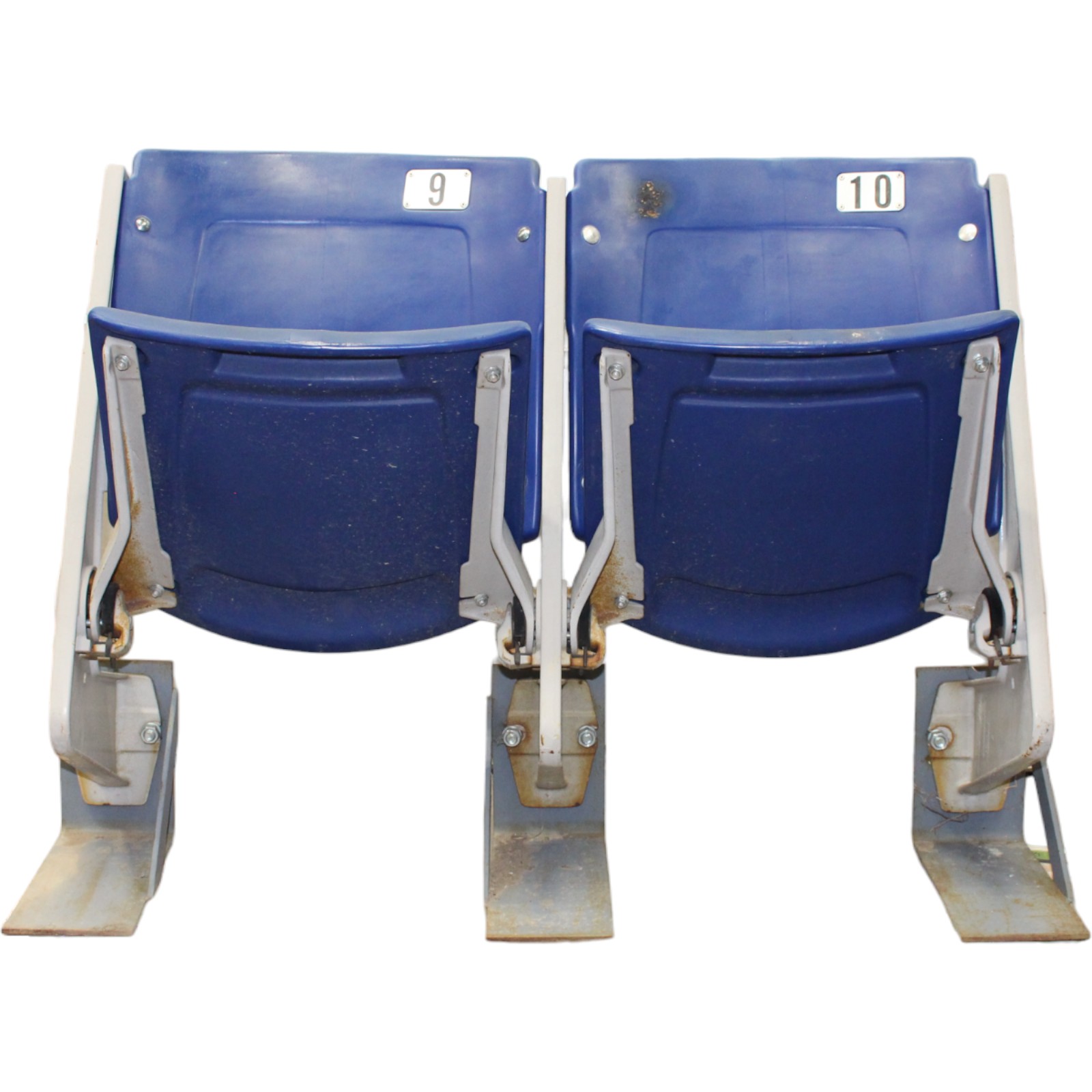 Denver Broncos Mile High Blue Stadium Seats #9 and #10 Pair 48398 LOCAL PICK UP ONLY