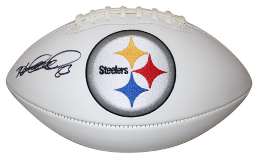Heath Miller Autographed/Signed Pittsburgh Steelers Logo Football BAS 27271