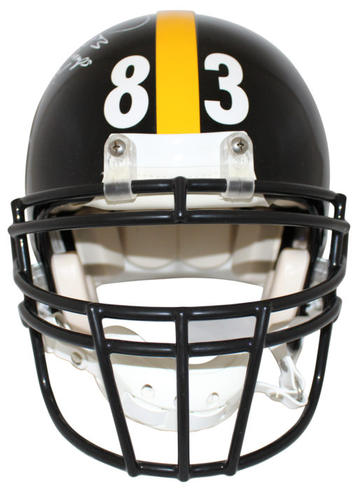 Heath Miller Signed Pittsburgh Steelers Authentic Custom Helmet 2 Insc JSA 24980