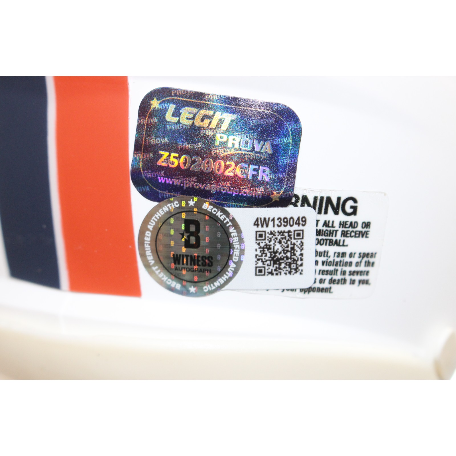 Heath Miller Autographed Virginia Cavaliers Mini Helmet Beckett Witness 55042 4 Heath Miller Autographed Virginia Cavaliers Mini Helmet Beckett Witness 55042