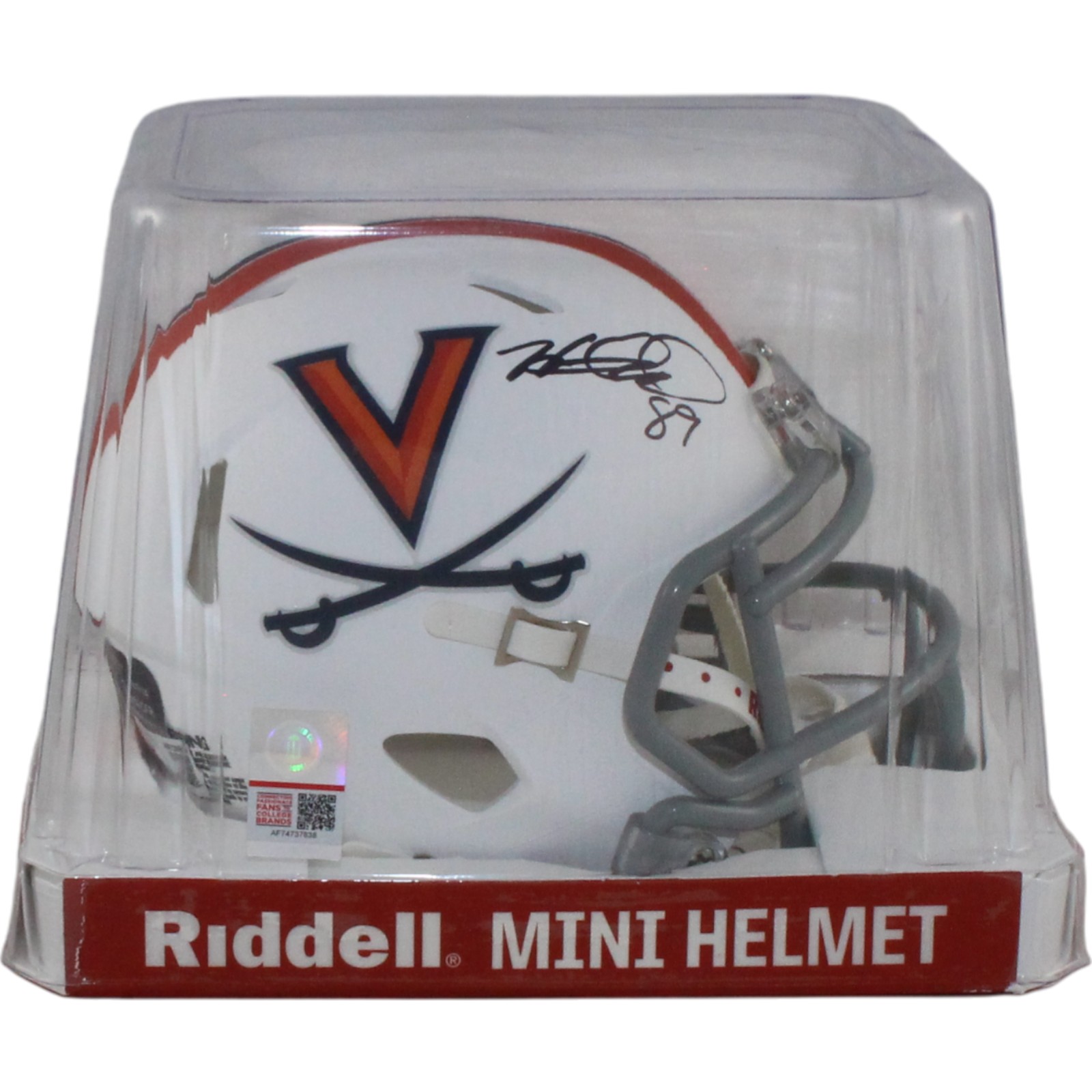 Heath Miller Autographed Virginia Cavaliers Mini Helmet Beckett Witness 55042 5 Heath Miller Autographed Virginia Cavaliers Mini Helmet Beckett Witness 55042