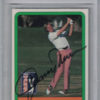 Johnny Miller Autographed PGA Tour 1981 Donruss #30 Trading Card BAS 27022
