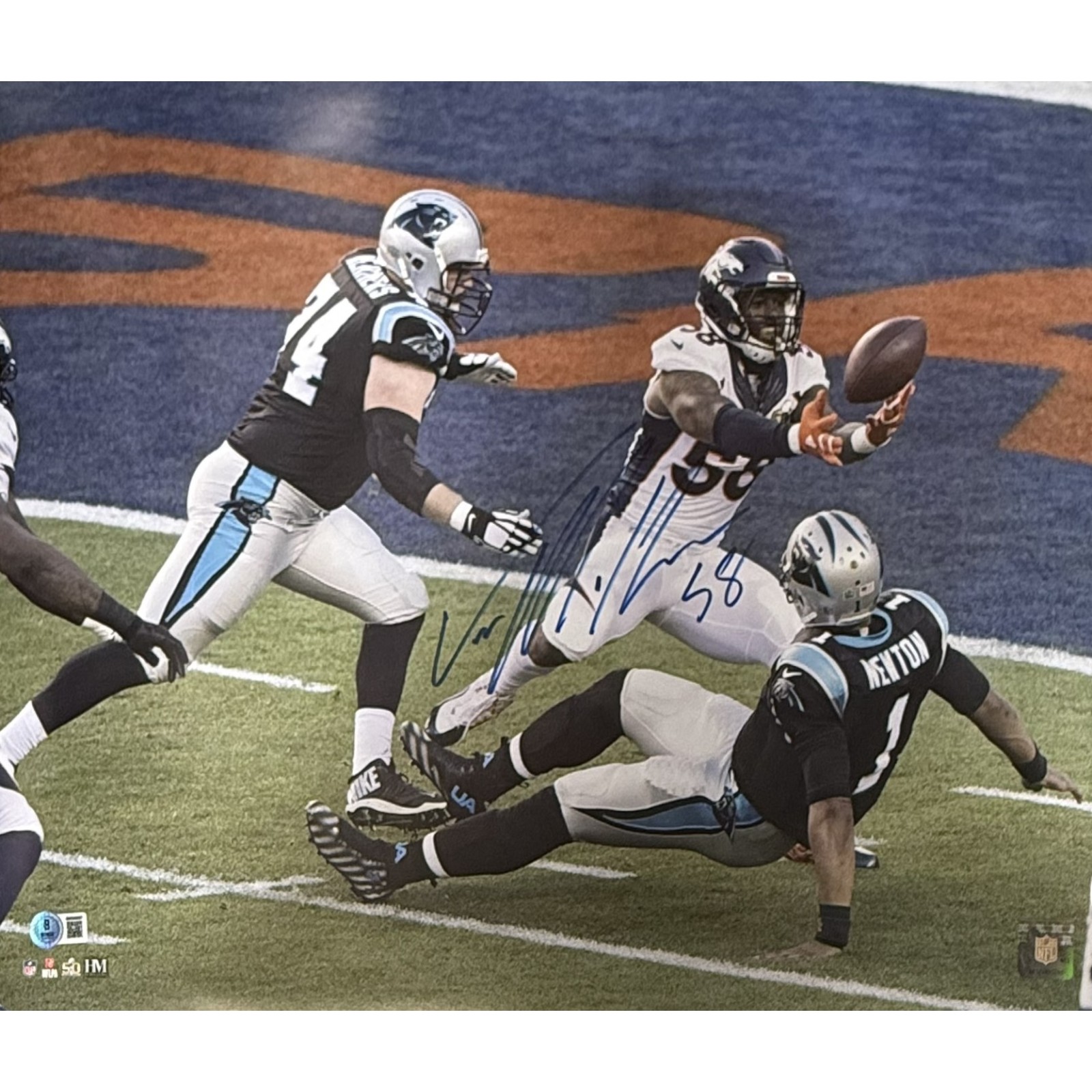 Von Miller Autographed Denver Broncos 16x20 Photo Beckett Witness 54710 1 Von Miller Autographed Denver Broncos 16x20 Photo Beckett Witness 54710