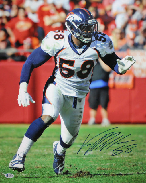 Von Miller Autographed/Signed Denver Broncos 16x20 Photo BAS 25909