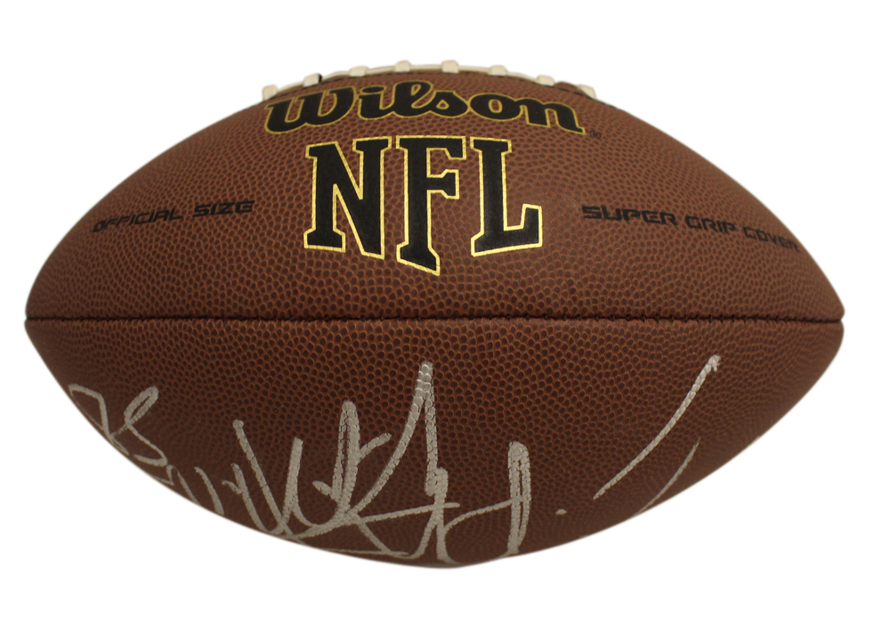 Von Miller Autographed Denver Broncos Super Grip Football 2 Pat