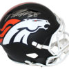 Von Miller Autographed Denver Broncos Black Matte Replica Helmet JSA 24304