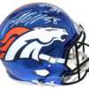 Von Miller Autographed Denver Broncos Authentic Chrome Helmet MVP JSA 24310