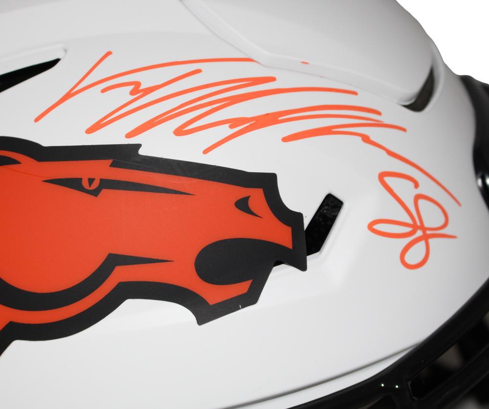 Von Miller Signed Denver Broncos Authentic Lunar Speed Flex Helmet BAS