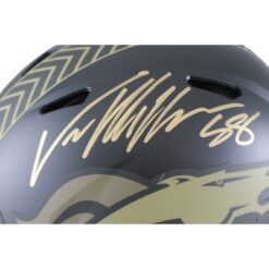 Von Miller Autographed Denver Broncos Authentic 25 STS Helmet Beckett WIT 54709
