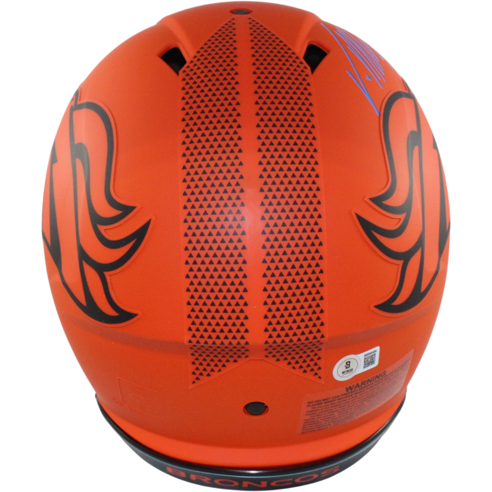 Von Miller Autographed Denver Broncos Authentic Rave Helmet Beckett WIT 54742 3 Von Miller Autographed Denver Broncos Authentic Rave Helmet Beckett WIT 54742