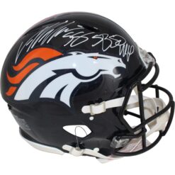 Von Miller Autographed Denver Broncos Authentic TB Helmet SB MVP Beckett W 54731