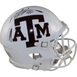 Von Miller Autographed Texas A&M Aggies Authentic White Helmet Beckett W 54683