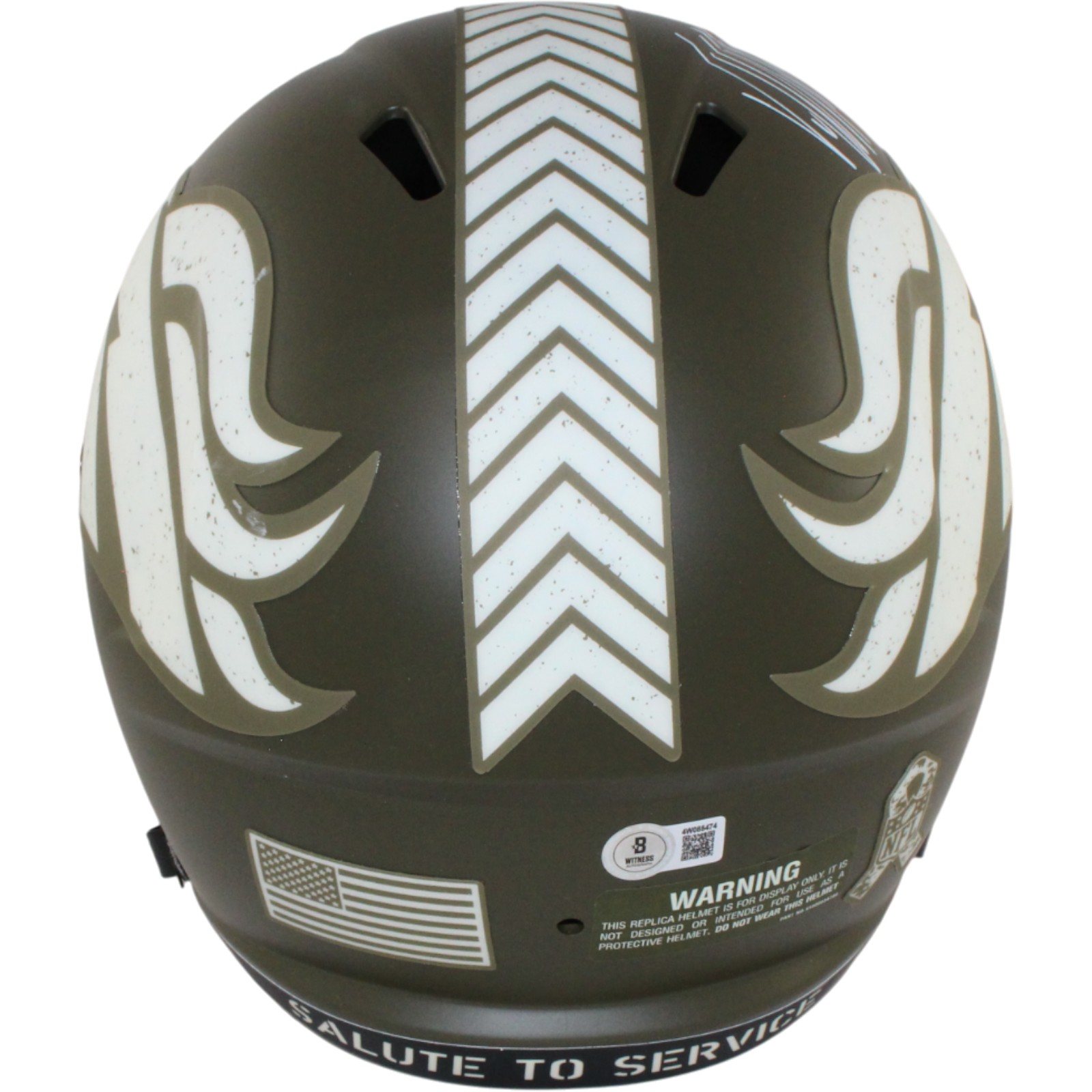 Von Miller Autographed Denver Broncos F/S 22 STS Helmet Beckett Witness 54722 3 Von Miller Autographed Denver Broncos F/S 22 STS Helmet Beckett Witness 54722